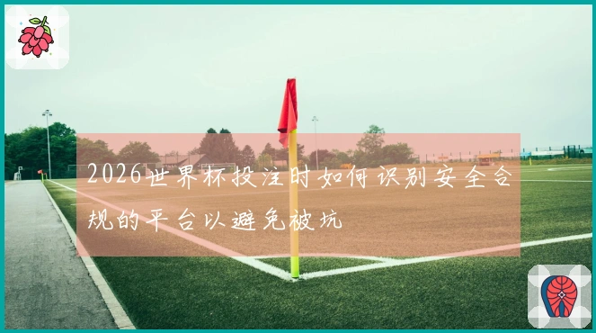 2026世界杯投注时如何识别安全合规的平台以避免被坑