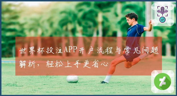 世界杯投注APP开户流程与常见问题解析，轻松上手更省心