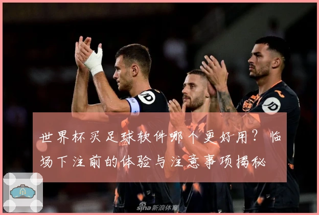 世界杯买足球软件哪个更好用？临场下注前的体验与注意事项揭秘